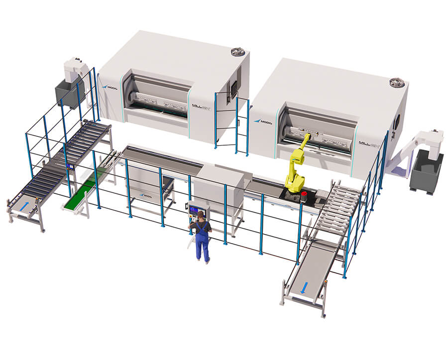 Automation concepts for machining centers