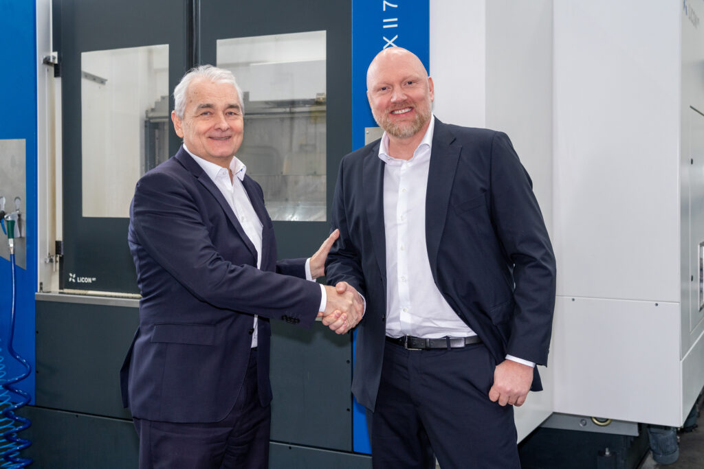 MODIG Expands Through the Acquisition of LiCON. David Modig, Chairman of Modig Machine Tool, Winfried Benz, CEO LiCON. 