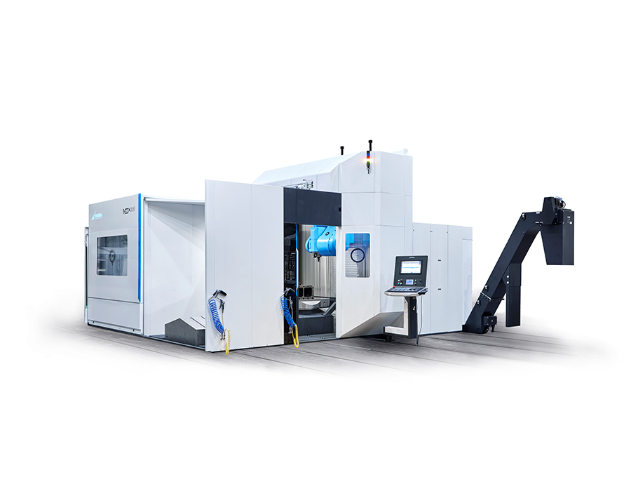 Available in several machine sizes, the MTX accommodates components up to 118 inches (3,000 mm) in diameter, 76.8 inches (1,950 mm) in height, and 18,739 pounds (8,500 kg) in weight. This makes the platform suitable for a wide spectrum of part families, from engine housings and impellers to turbocharger and compressor housings.